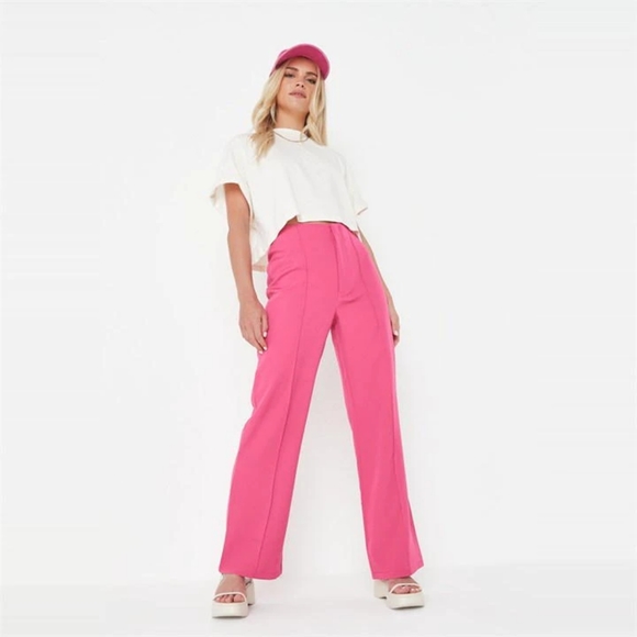 NWT MISSGUIDED tailored straight leg trousers - Picture 8 of 10